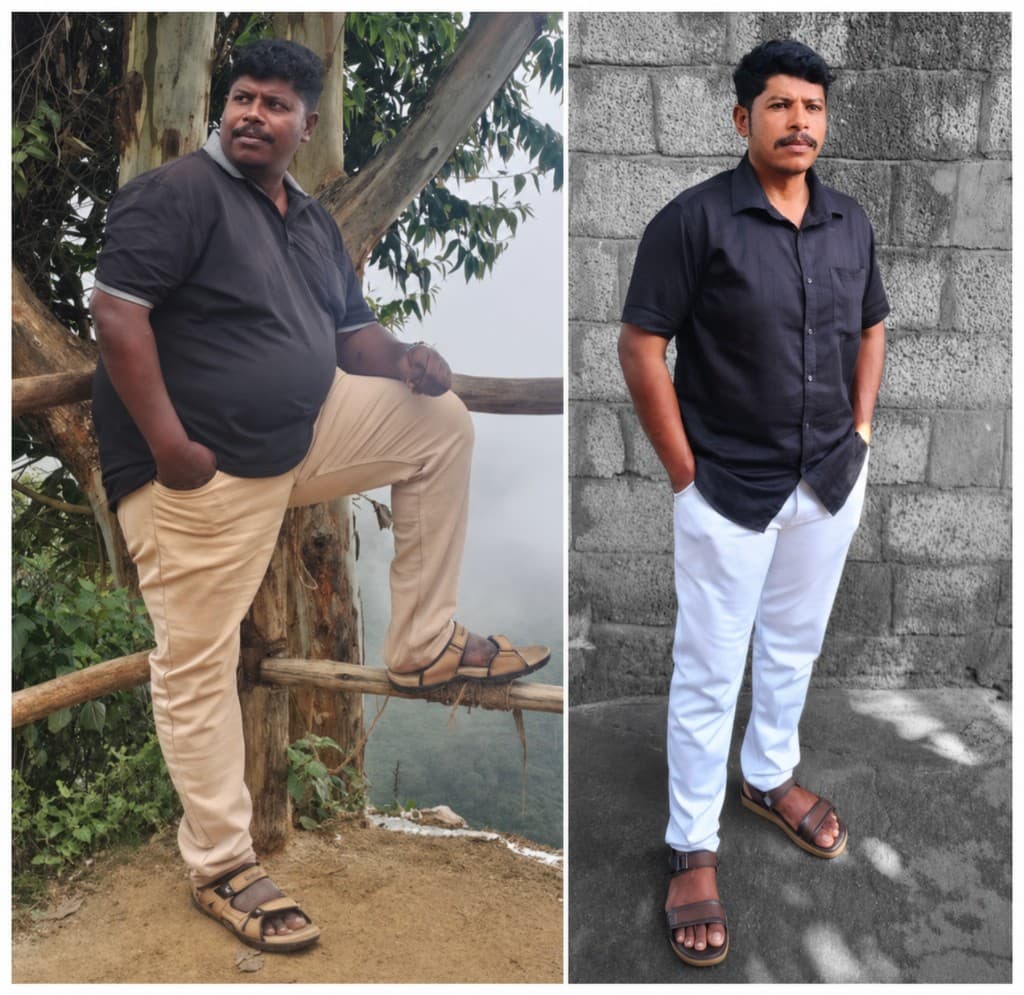 Kamarudeen — before and after transformation